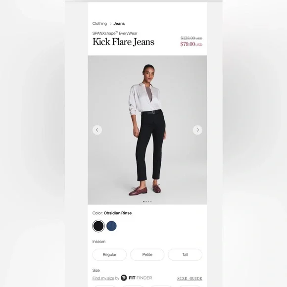 SPANXshape EveryWear Kick Flare Jeans - Picture 4 of 6